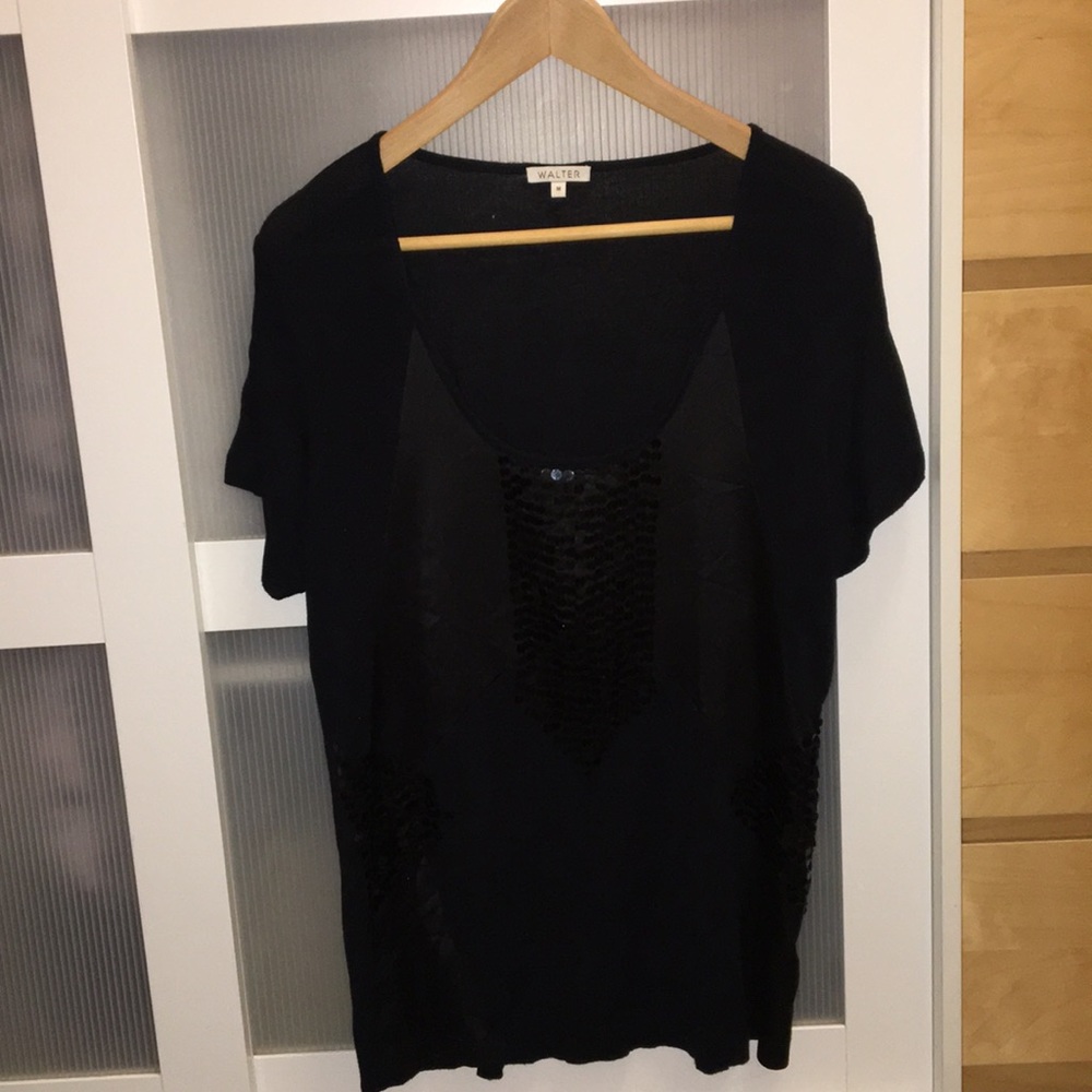 Walter black t shirt